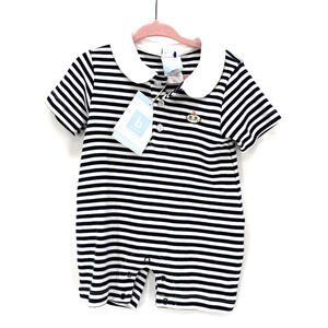 Bella Bliss Romper 9 Mos One Piece Outfit Striped Nautical